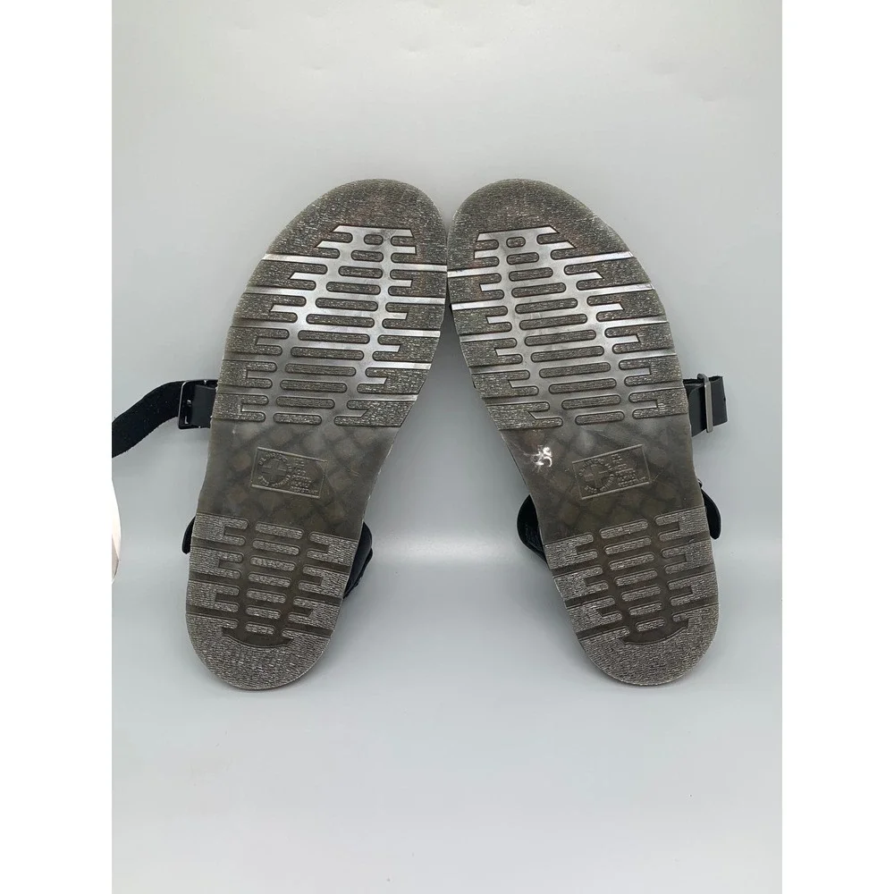 Dr. Martens Gryphon Black Leather Gladiator Sandals Men's Sz 14 NWT